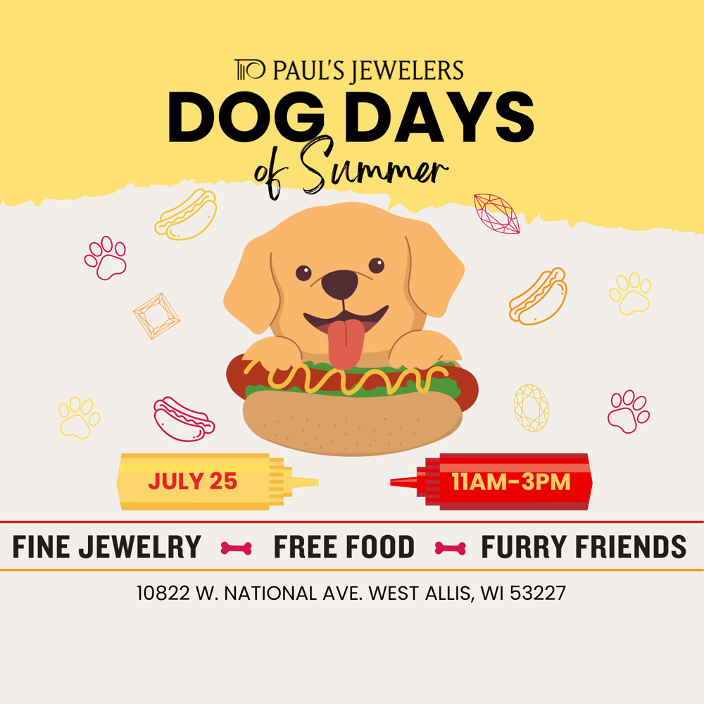 Poster for dog days of summer event